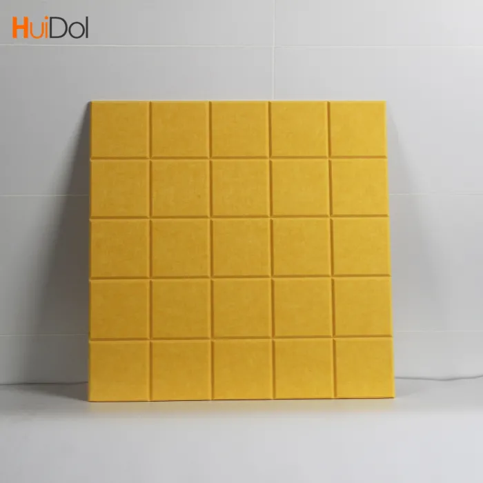 V-groove polyester fiber sound-absorbing board has good indoor decoration sound-absorbing performance