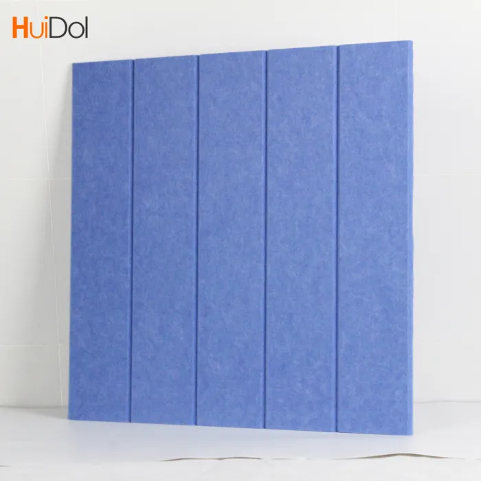 V-groove polyester fiber sound-absorbing board has good indoor decoration sound-absorbing performance