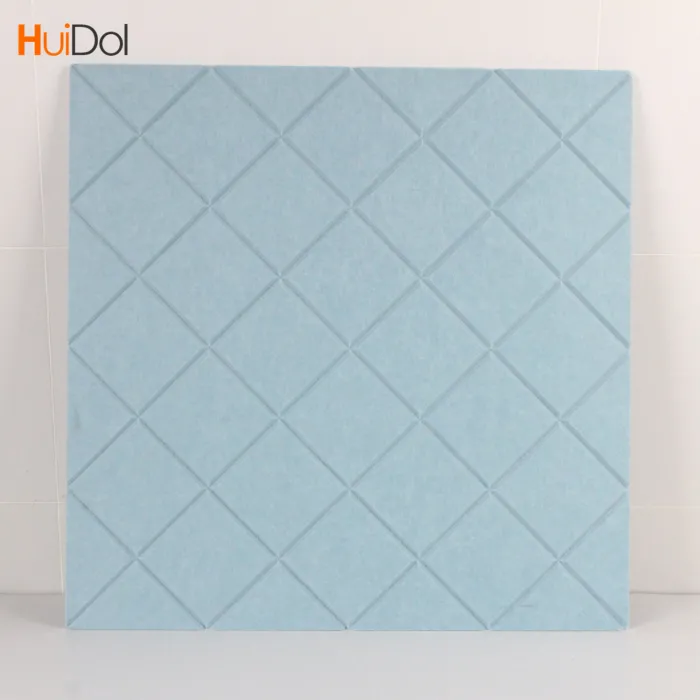 V-groove polyester fiber sound-absorbing board has good indoor decoration sound-absorbing performance