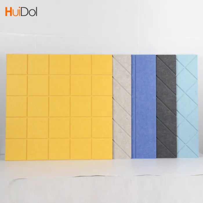 V-groove polyester fiber sound-absorbing board has good indoor decoration sound-absorbing performance