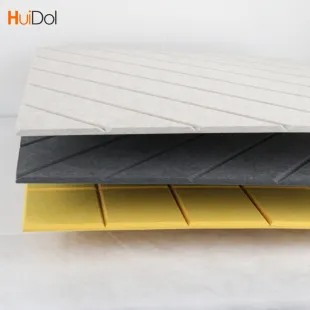 HuiDol 100% Polyester Pet Acoustic Fiber Wall Acoustic Board Sound Proof Absorption Acoustic Panels