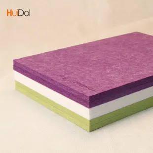 Environmentally friendly and non-toxic PET polyester fiber sound-absorbing board for home decoration