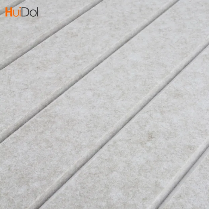 V-groove sound-absorbing panel made of 100% polyester fiber, environmentally friendly and safe