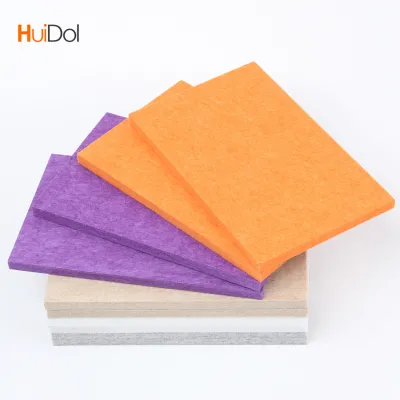 Polyester fiber sound-absorbing board with diverse color options, E0 level environmentally friendly sound-absorbing and noise reduction