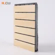 Wooden sound-absorbing board with perforated wall decoration, bamboo and wood conference room soundproofing