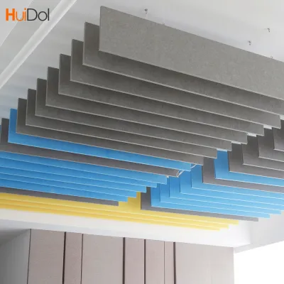 Polyester fiber sound-absorbing board wall decoration material, cinema piano room, recording studio, conference room sound-absorbing board