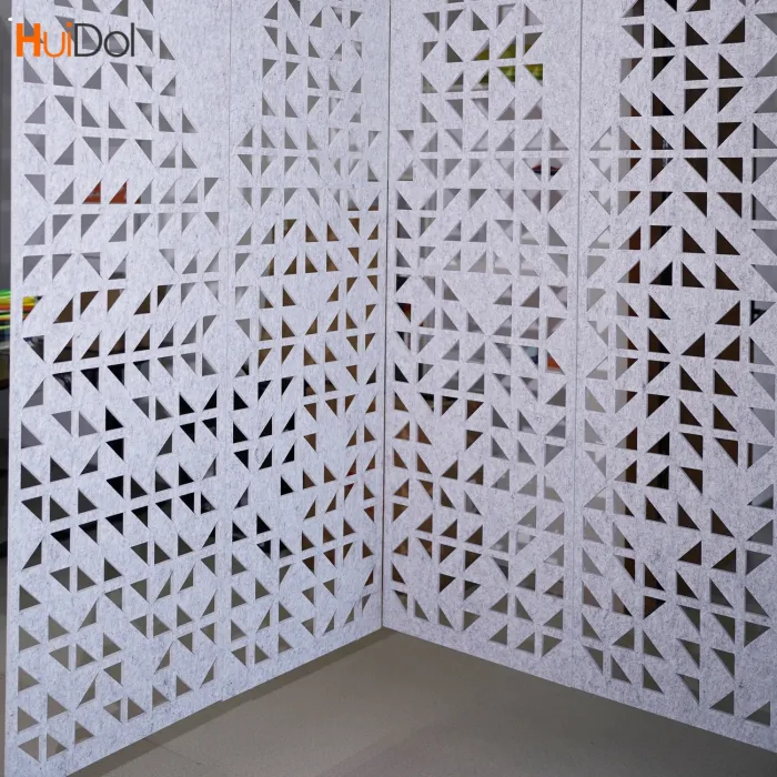 Polyester fiber hanging screen, hanging decorative partition, office meeting room, customized noise reduction, sound absorption, sound insulation background wall