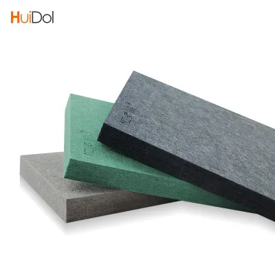 Polyester Fiber Sound Proof Colorful Acoustic Panels PET Fire Retardant Acoustic Wall Panels ForStudio