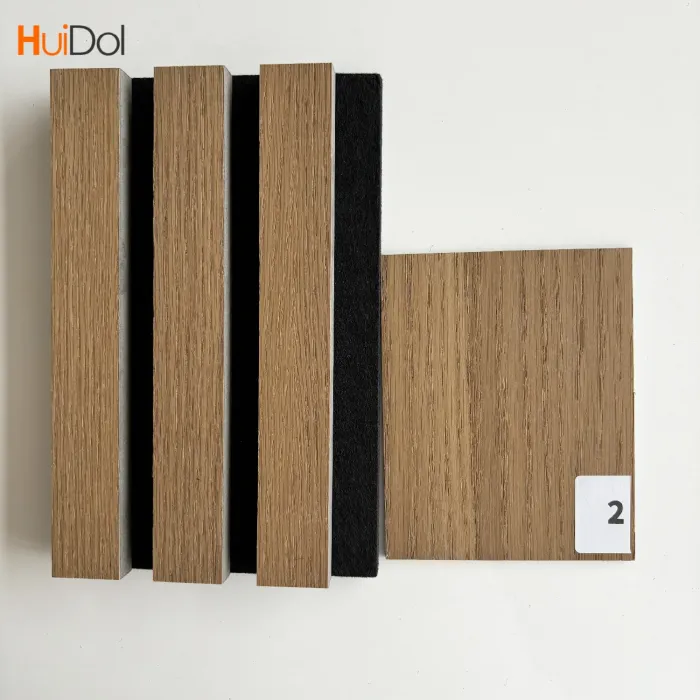 Grille sound-absorbing board, acoustic wood board, polyester fiber bottom plate, suitable for various scene wall decoration