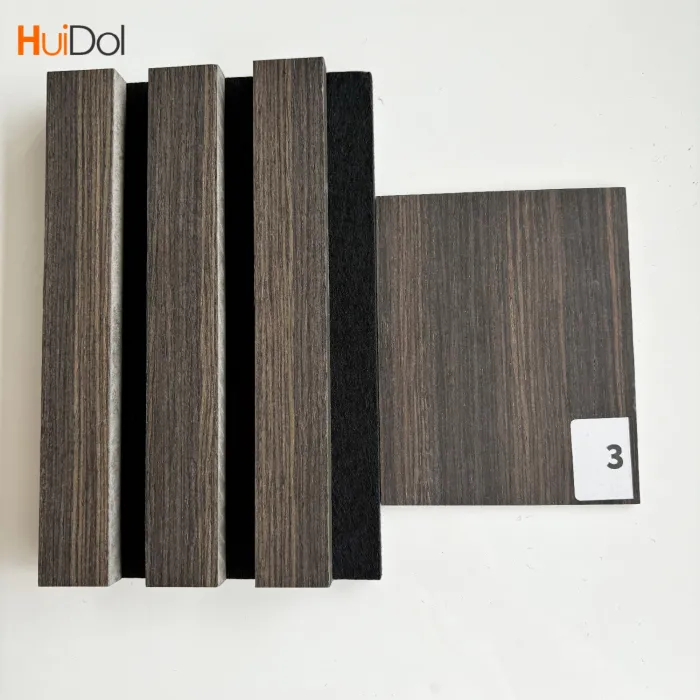 Grille sound-absorbing board, acoustic wood board, polyester fiber bottom plate, suitable for various scene wall decoration