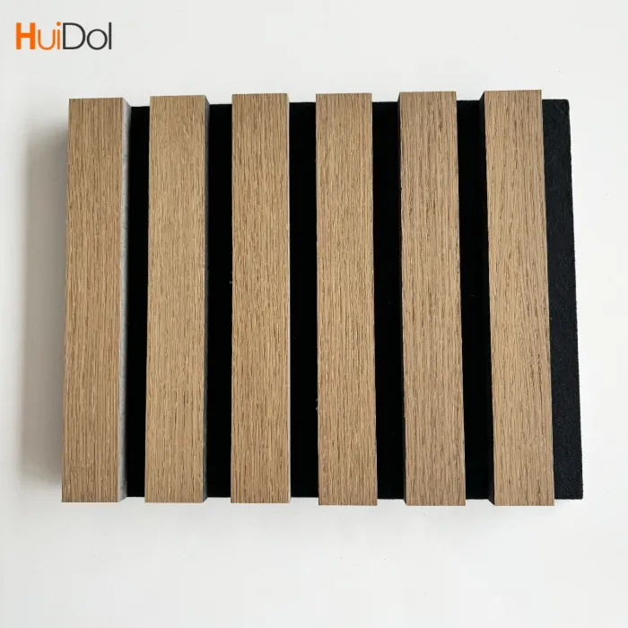 Grille sound-absorbing board, acoustic wood board, polyester fiber bottom plate, suitable for various scene wall decoration