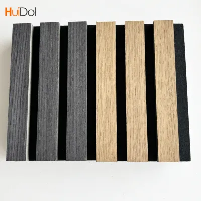 Sound Absorbing Sound Proof Wood Slat Wall Panels For Interior Decoration Wall And Ceiling