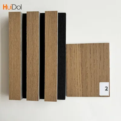 High quality acoustic panel with sound-absorbing grating excellent acoustic characteristics of wood grain surface and strong sound-absorbing effect