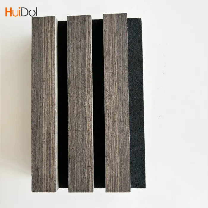 Technology veneer polyester fiber grating board with multiple color and texture options