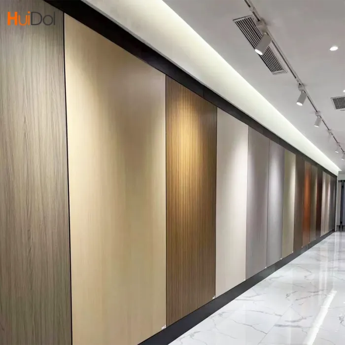 Wooden decorative panel background wall carbon crystal panel