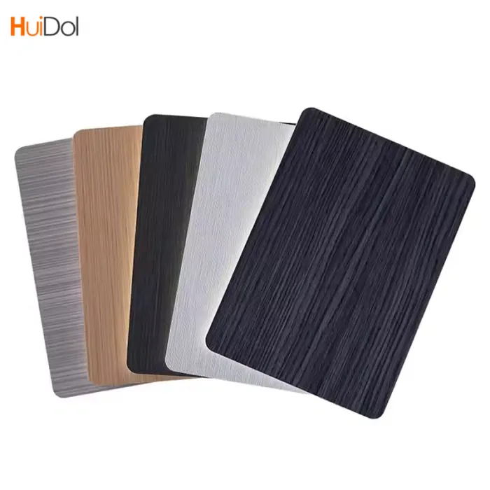 Environmentally friendly bamboo charcoal wood grain carbon crystal board wall decoration