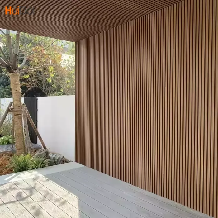 WPC wall panel exterior wall WPC wall cladding outdoor wood plastic composite suction board